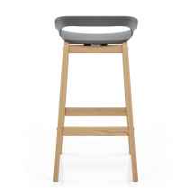 Barhocker Eiche - Crew Grau