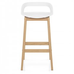 Barhocker Eiche - Crew Grau