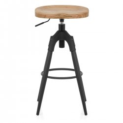 Holzbarhocker Industriell - Compass Holz