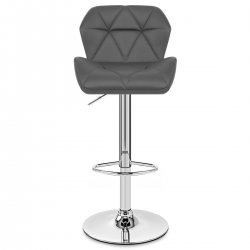 Kunstleder Barhocker Chrom - Diamond