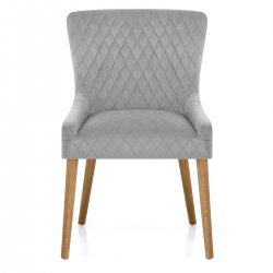Samt Esszimmerstuhl - City Beige