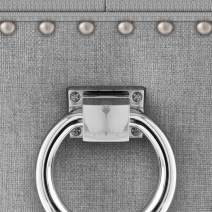 Stoffbarhocker - Ascot Grau