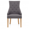Esszimmerstuhl Stoff - Ascot - Eiche Gris Foncé