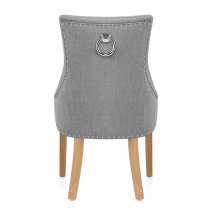 Esszimmerstuhl Stoff - Ascot - Eiche Gris