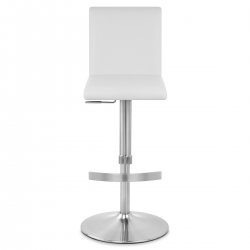 Kunstleder Barhocker Gebürstet - Deluxe High Back