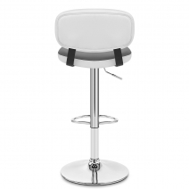 Kunstleder Barhocker Chrom - Edge Schwarz