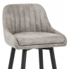 Wildleder Barhocker - Hamilton Grau