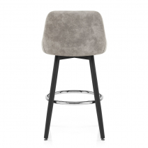 Wildleder Barhocker - Hamilton Grau