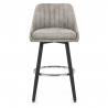 Wildleder Barhocker - Hamilton Grau