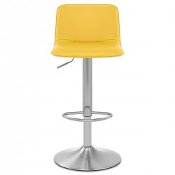 Kunstleder Barhocker - Cape- Gebürstet Orange