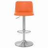 Kunstleder Barhocker - Cape- Gebürstet Orange