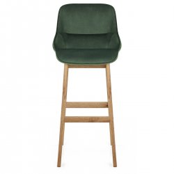 Samtbarhocker - Miami Grau