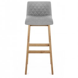 Samt Barhocker - Colt Blau