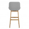 Stoff Barhocker – Miami Grau