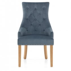 Esszimmerstuhl Stoff - Ascot - Eiche Gris