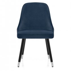 Samtstuhl - Glam Blau