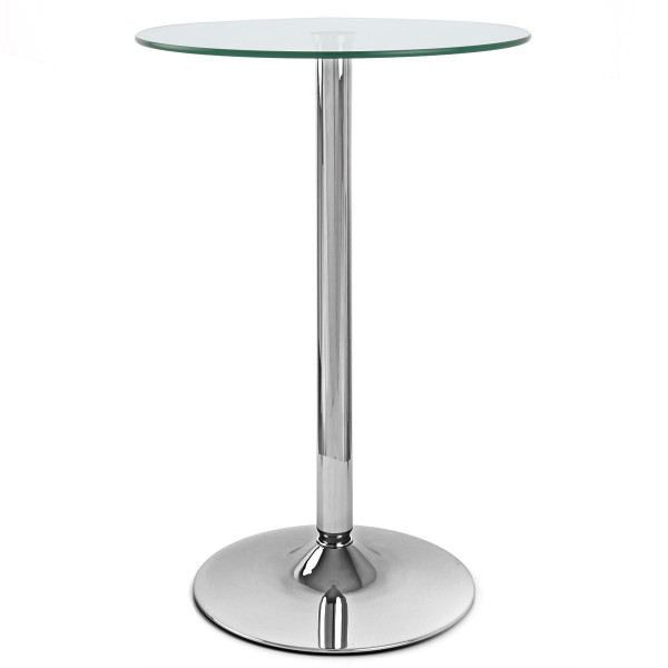 Glastisch Chrom - Vetro Poseur Transparent Glastisch Chrom - Vetro Poseur Transparent