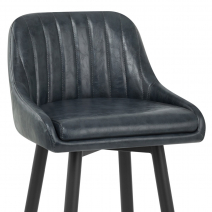 Antik Kunstleder Barhocker - Hamilton Gris