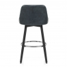 Antik Kunstleder Barhocker - Hamilton Gris