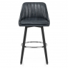 Antik Kunstleder Barhocker - Hamilton Gris