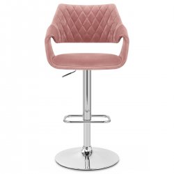 Samtstoff Barhocker - Fairfield Blau