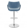 Samtstoff Barhocker - Fairfield Blau