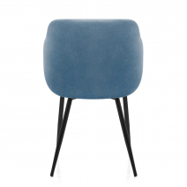 Samt Esszimmerstuhl – Dakota Blau