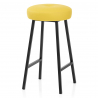 Kunstleder Barhocker - Buzz Gelb