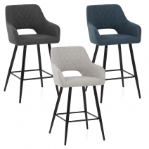 Stoffbarhocker - Lopez Grau