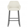 Echtleder Barhocker  - Kanto Beige