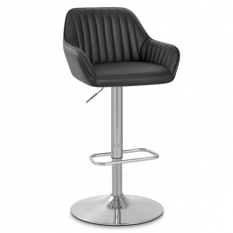 Echtleder Barhocker - Tokyo Schwarz