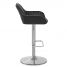 Echtleder Barhocker - Tokyo Schwarz
