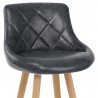 Kunstleder Barhocker Antik - Fuse Grau