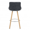 Kunstleder Barhocker Antik - Fuse Grau