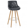 Kunstleder Barhocker Antik - Fuse Grau