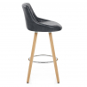 Kunstleder Barhocker Antik - Fuse Grau