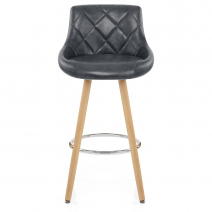 Kunstleder Barhocker Antik - Fuse Grau