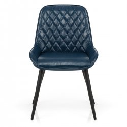 Kunstleder Esszimmerstuhl Antik - Lincoln Braun