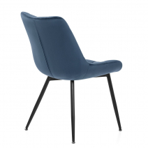Esszimmerstuhl Samt - Lisbon - Blau
