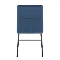 Esszimmerstuhl Samt - Chevelle - Blau