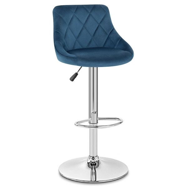 Samtbarhocker - Stitch - Blau Samtbarhocker - Stitch - Blau