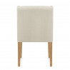 Stoff Stuhl Eiche - Chatsworth Beige