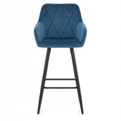 Samt Barhocker - Lanson Grün