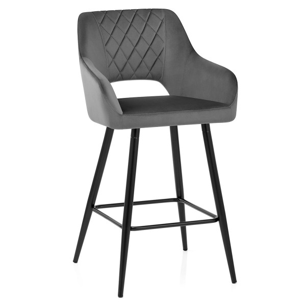 Samtbarhocker - Lopez Grau Samtbarhocker - Lopez Grau