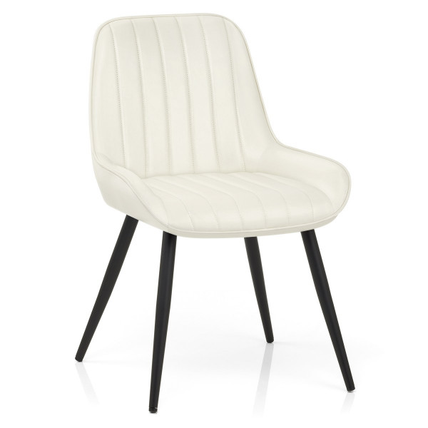 Kunstleder Esszimmerstuhl - Mustang Beige