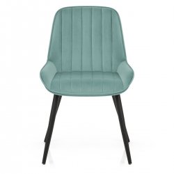 Samt Esszimmerstuhl - Mustang Dunkelblau