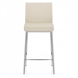 Kunstleder Barhocker Chrom - Pacino Schwarz