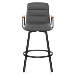 Kunstleder Barhocker Eichen...