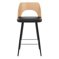 Kunstleder Barhocker Eiche...