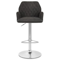 Wildlederimitat Barhocker -...